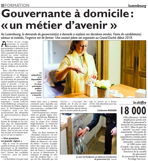 Article de presse – Le Républicain Lorrain – 15-12-2017
